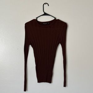 Fitted Long Sleeve Sweater